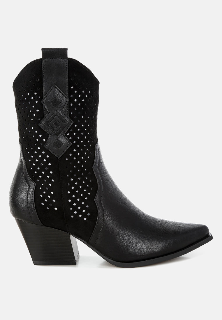 Prosia Woven Cowboy Boots-5