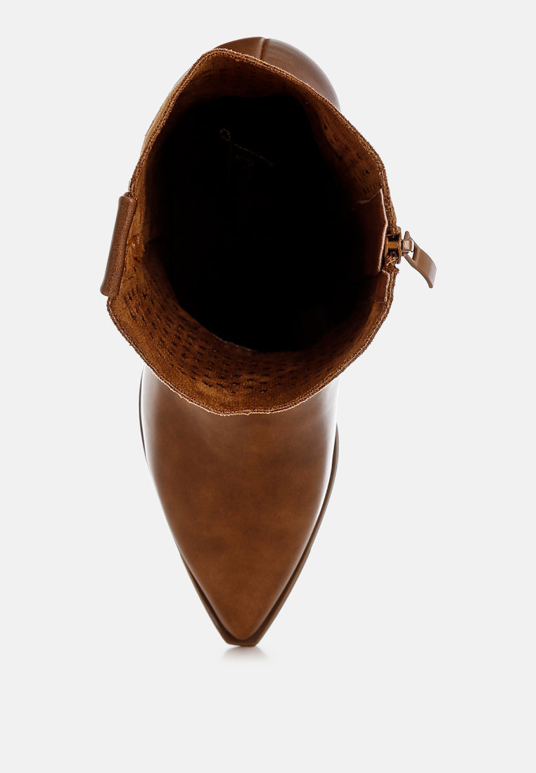 Prosia Woven Cowboy Boots-3