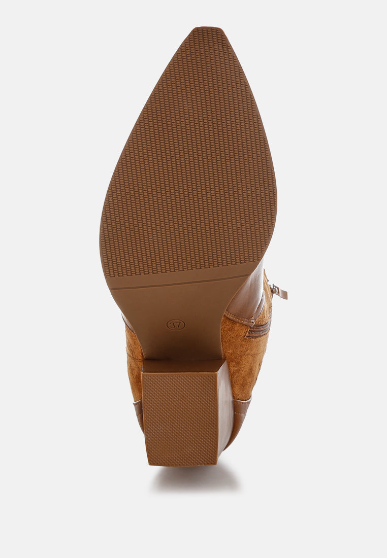 Prosia Woven Cowboy Boots-4