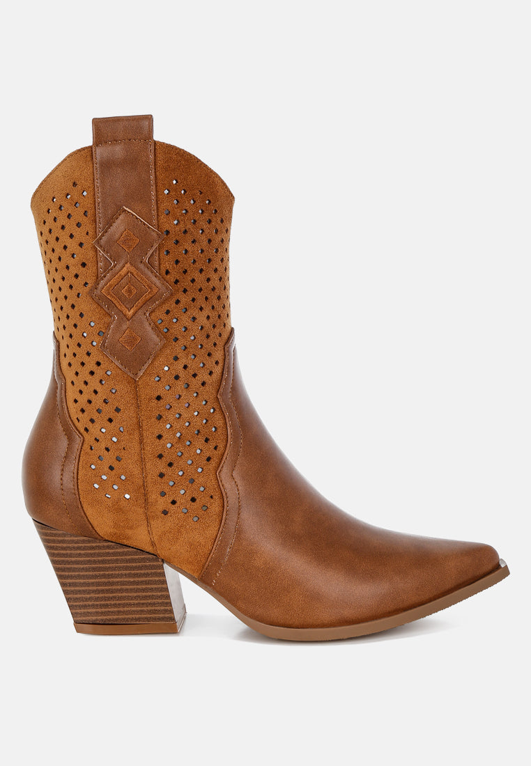 Prosia Woven Cowboy Boots-0