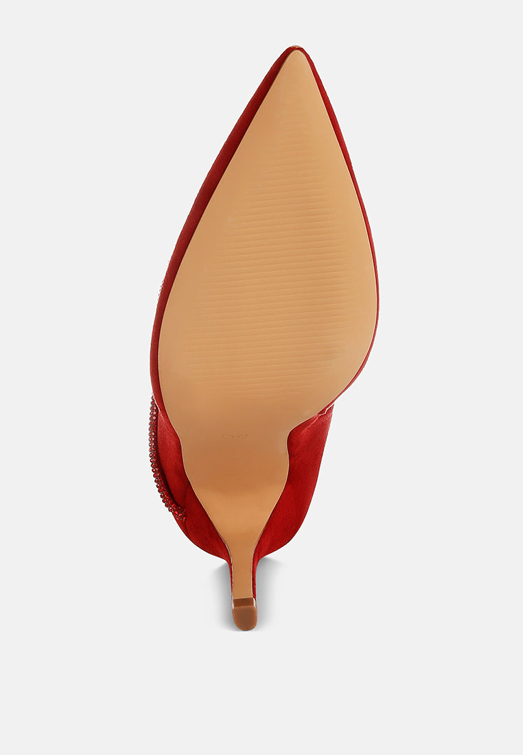 Roda Rhinestone Wrap-Around Stiletto Boots-4