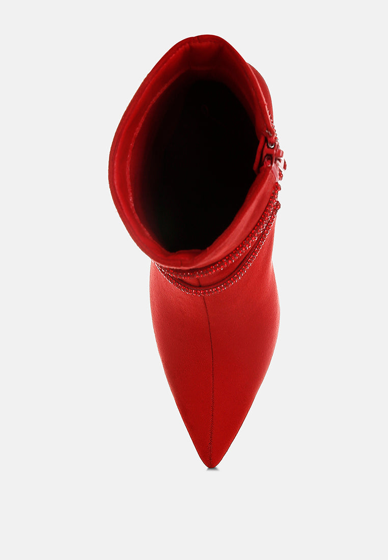 Roda Rhinestone Wrap-Around Stiletto Boots-3