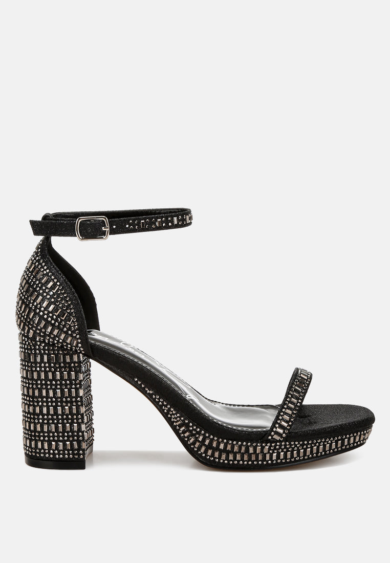 Ronan Rhinestones Embellished Block Sandals-7