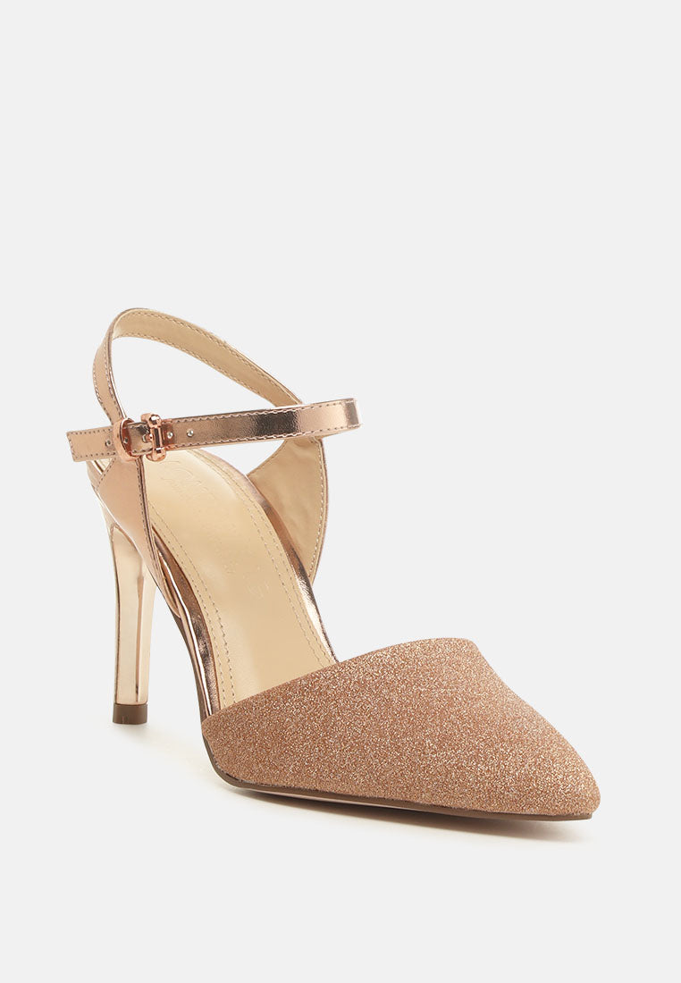 Sha Ankle Strap Slingback Stiletto Heel Sandals-1