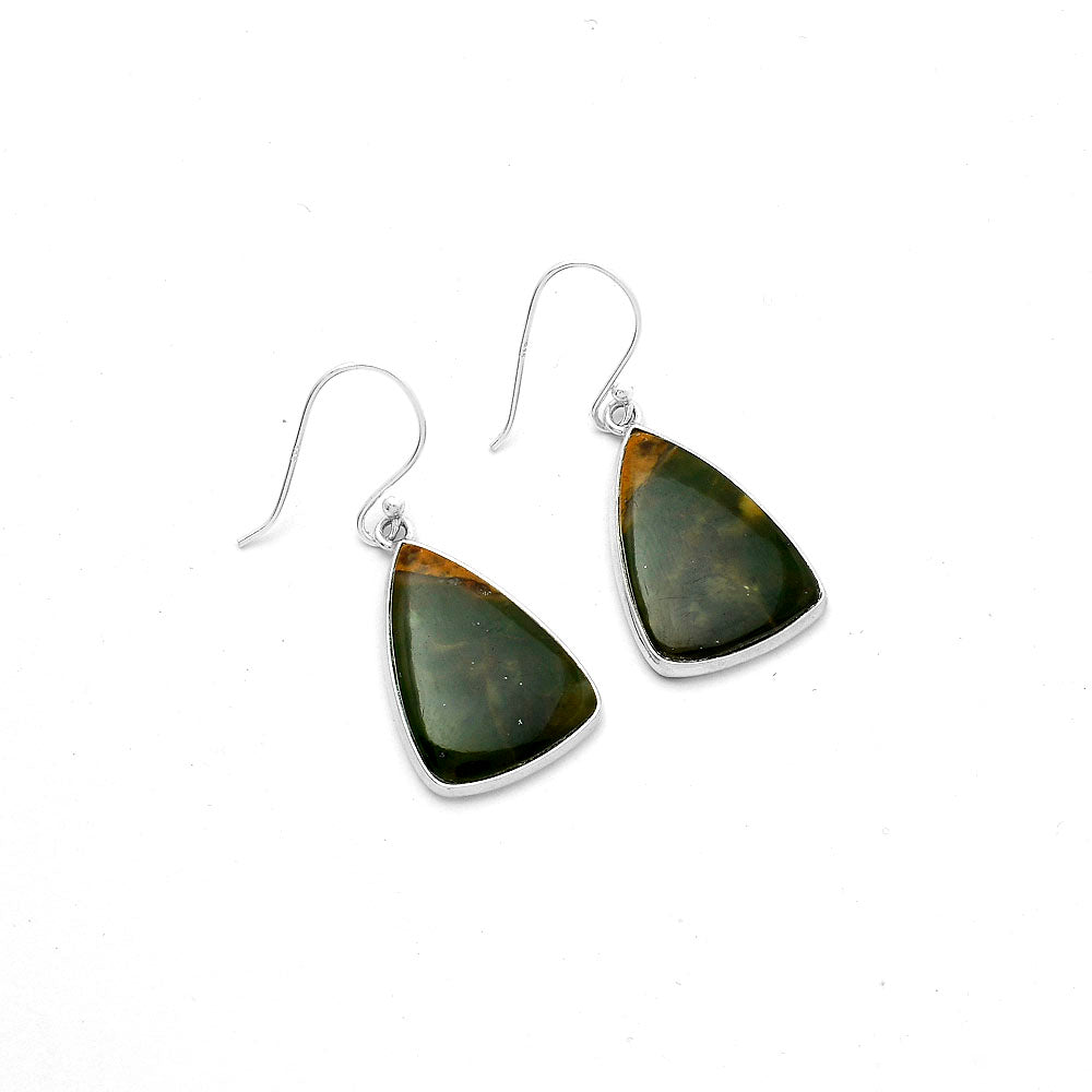 Natural Chrome Chalcedony Earrings E-1001 SDE66681-1