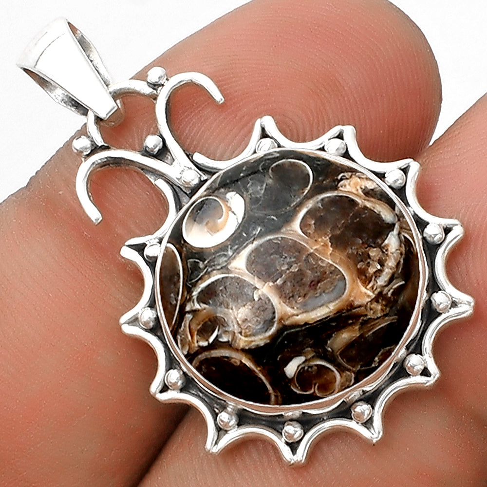 Natural Turtella Jasper - USA Pendant P-1249 SDP120691-0