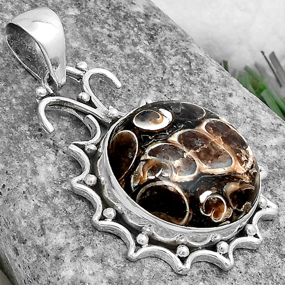 Natural Turtella Jasper - USA Pendant P-1249 SDP120691-2