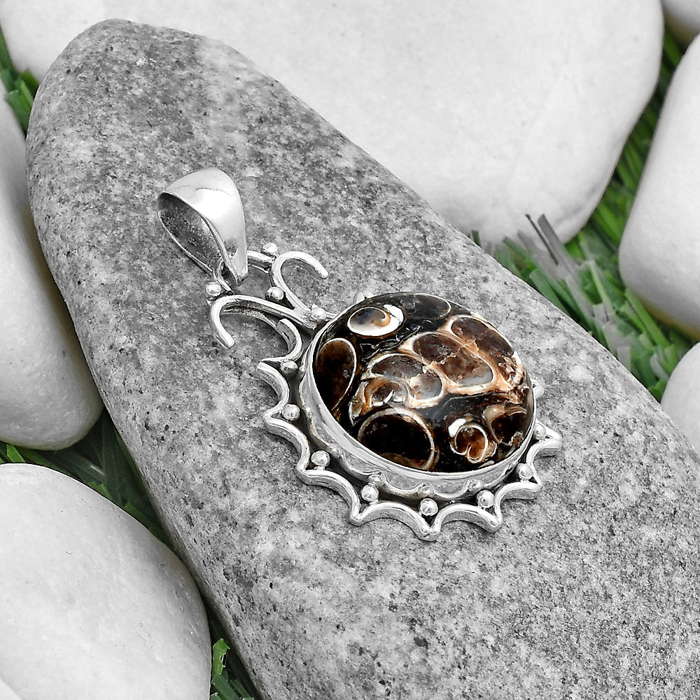 Natural Turtella Jasper - USA Pendant P-1249 SDP120691-1