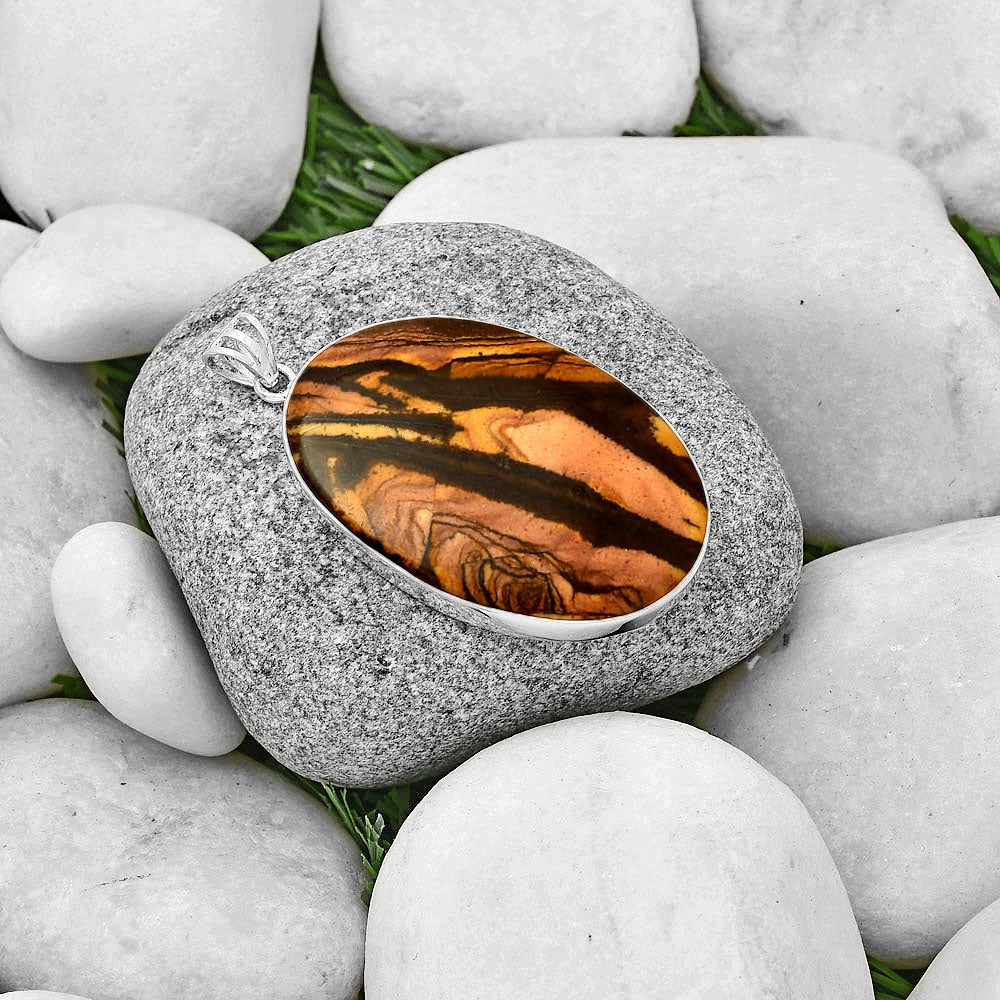 Natural Outback Jasper Pendant P-1001 SDP128626-1
