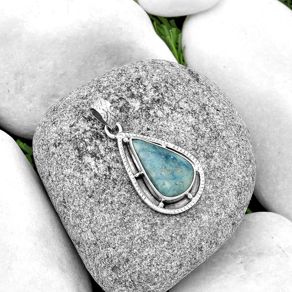 Natural Blue Scheelite - Turkey Pendant P-1495 SDP132664-1