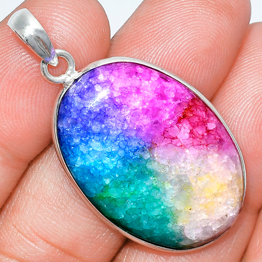 Natural Multi Solar Quartz Pendant P-1001 SDP153250-0