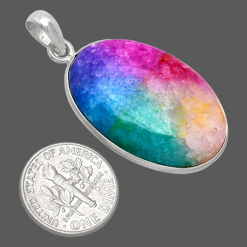 Natural Multi Solar Quartz Pendant P-1001 SDP153250-2