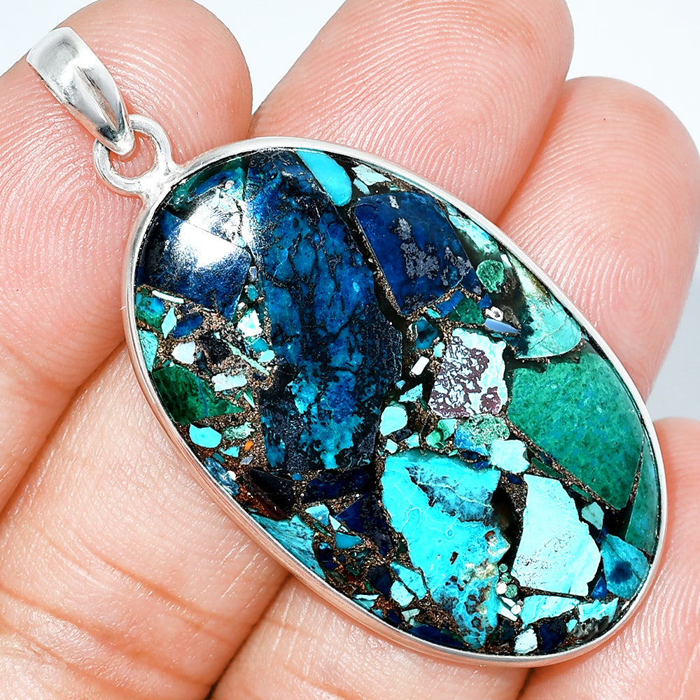 Multi Copper Turquoise - Arizona Pendant P-1001 SDP153571-0