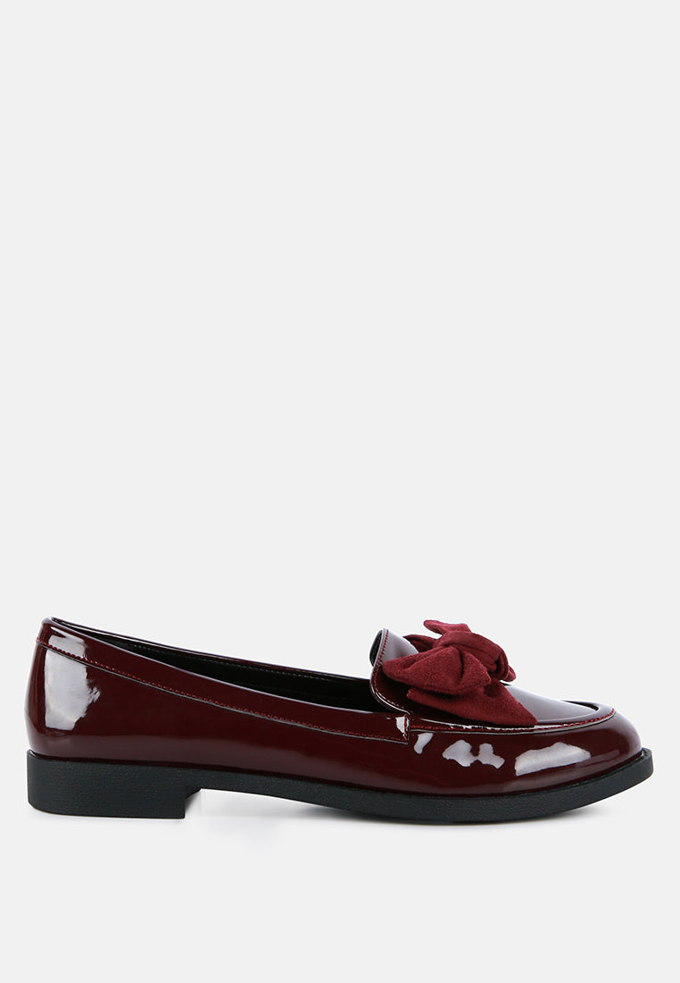 Bowberry Bow-Tie Patent Loafers-6