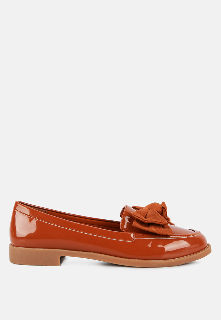 Bowberry Bow-Tie Patent Loafers-5