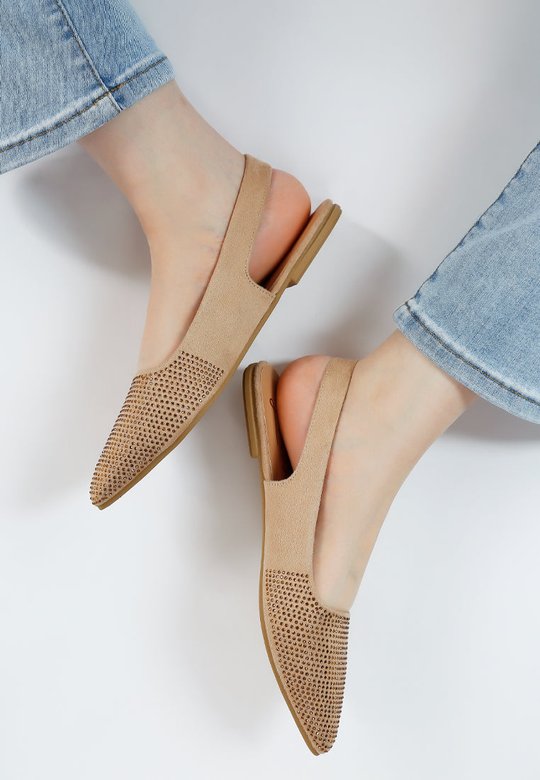 Jarisa Rhinestones Embellished Slingback Mules-1