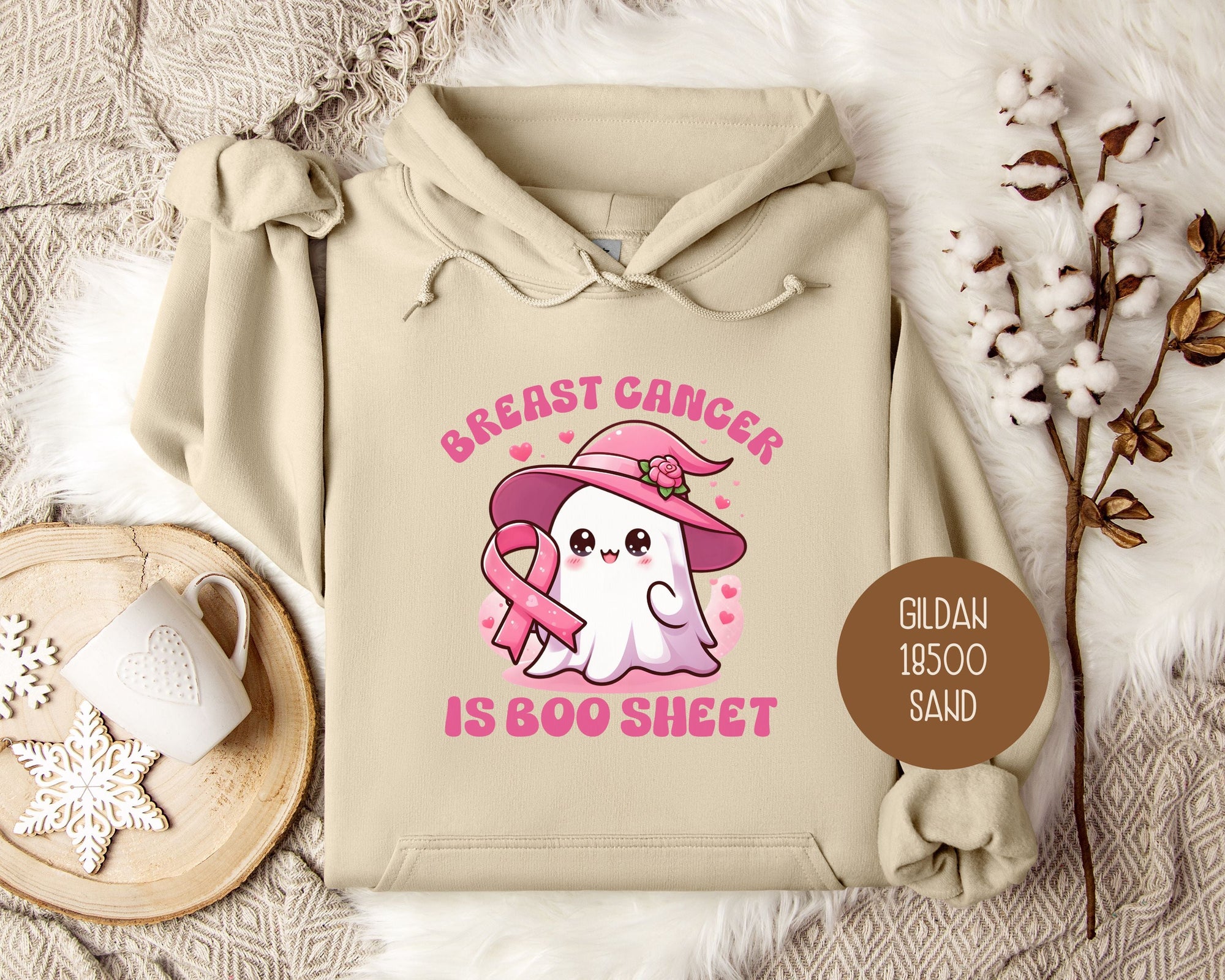 Breast Cancer Is Boo Sheet Hoodie-2