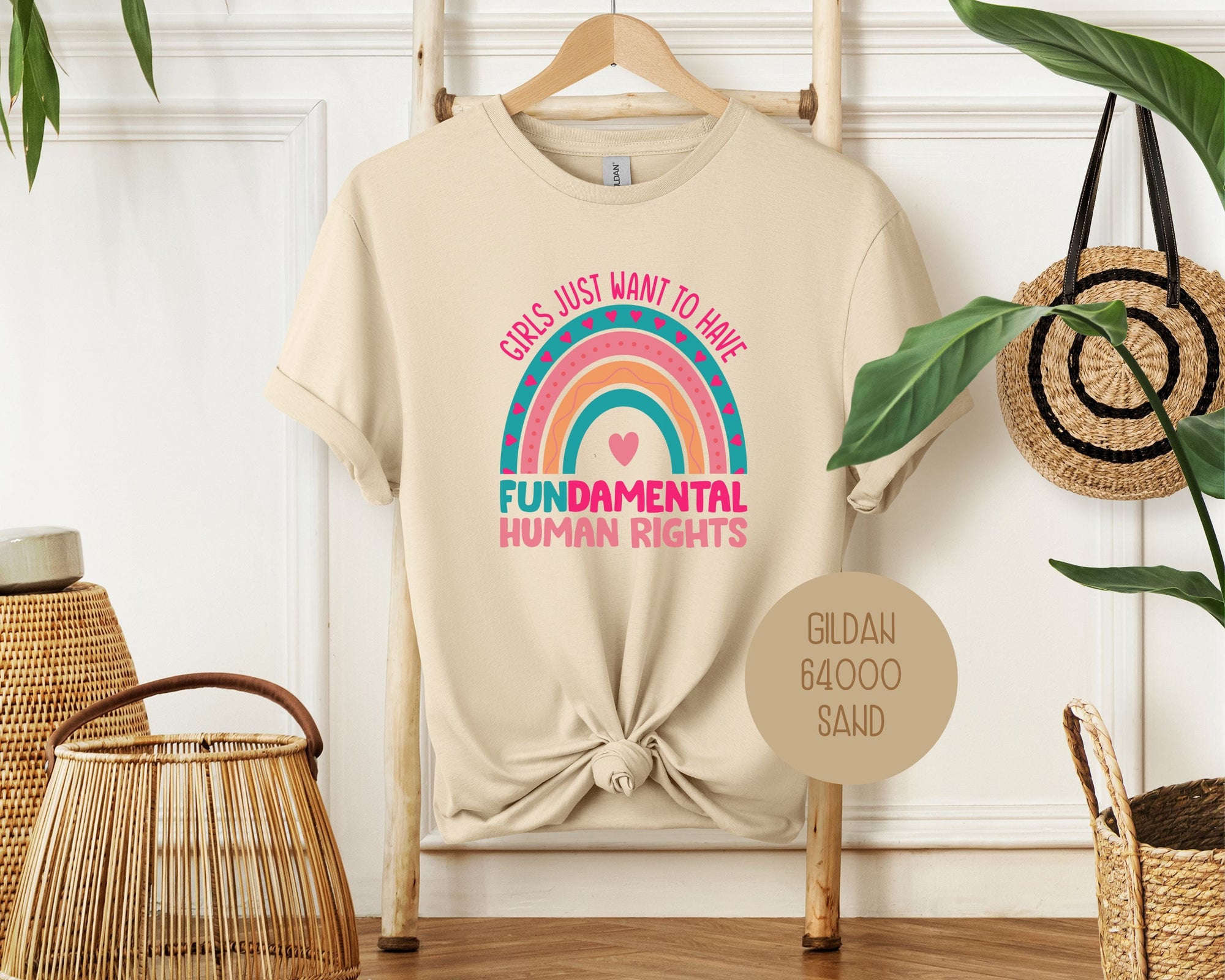Girls Just Wanna Have Fundamental Human Rights Shirt-0