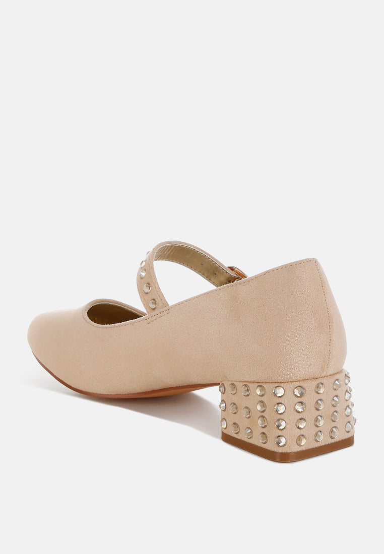 Sima Studded Mary Jane Pumps-2