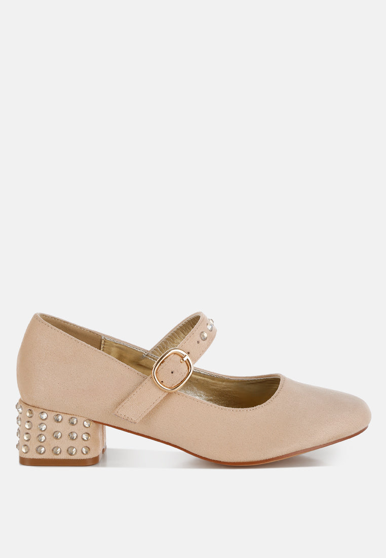 Sima Studded Mary Jane Pumps-0