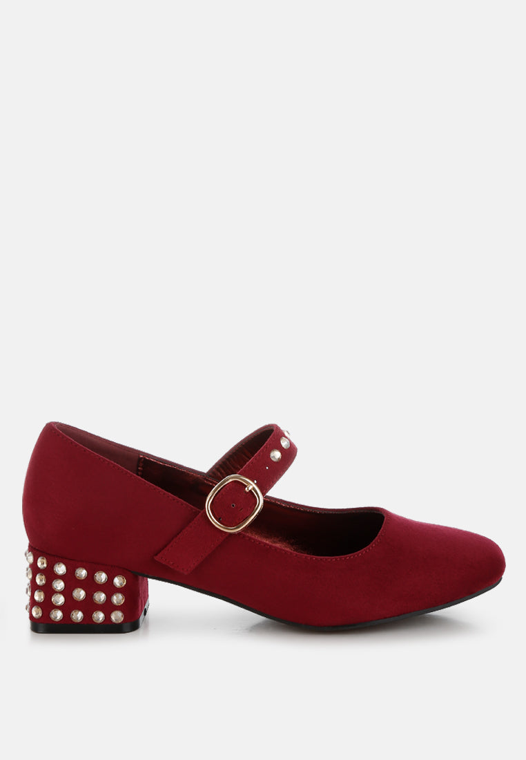 Sima Studded Mary Jane Pumps-6