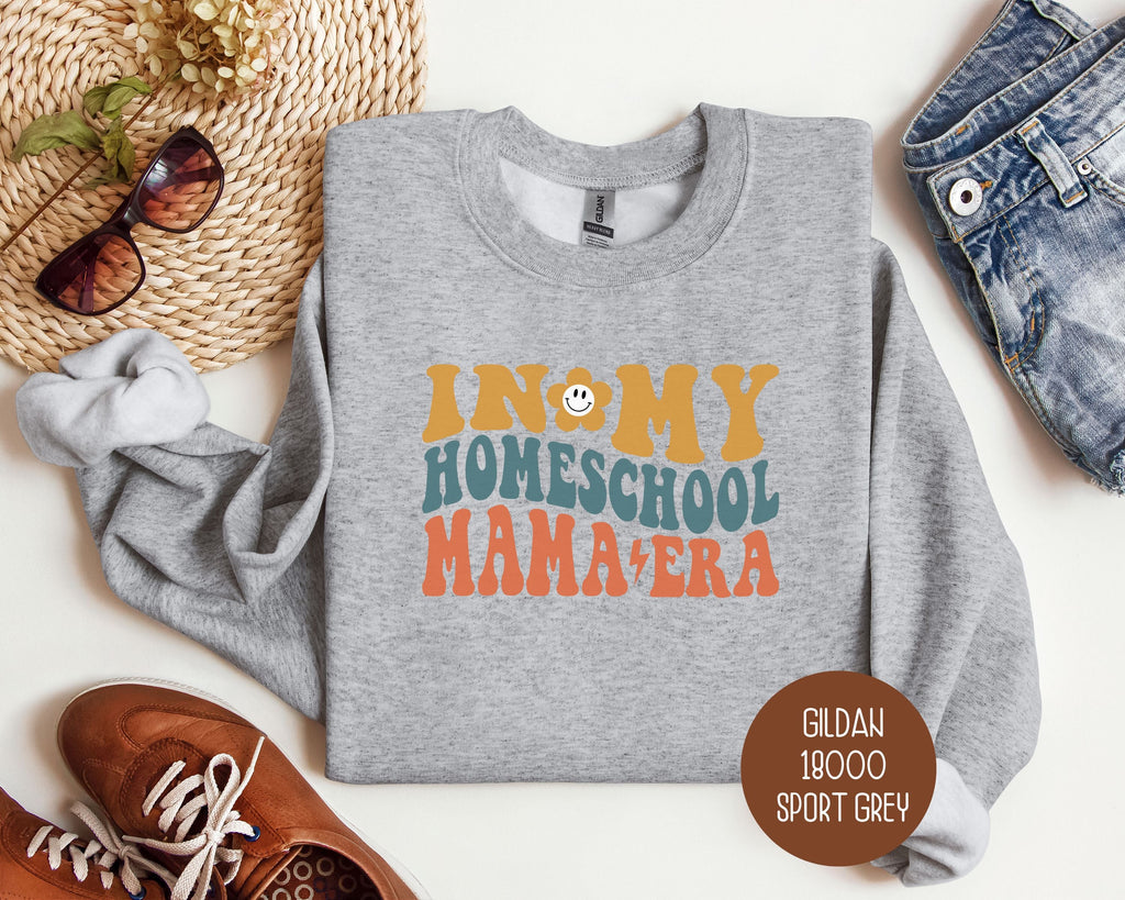 In My Homeschool Mama Era Sweatshirt-6