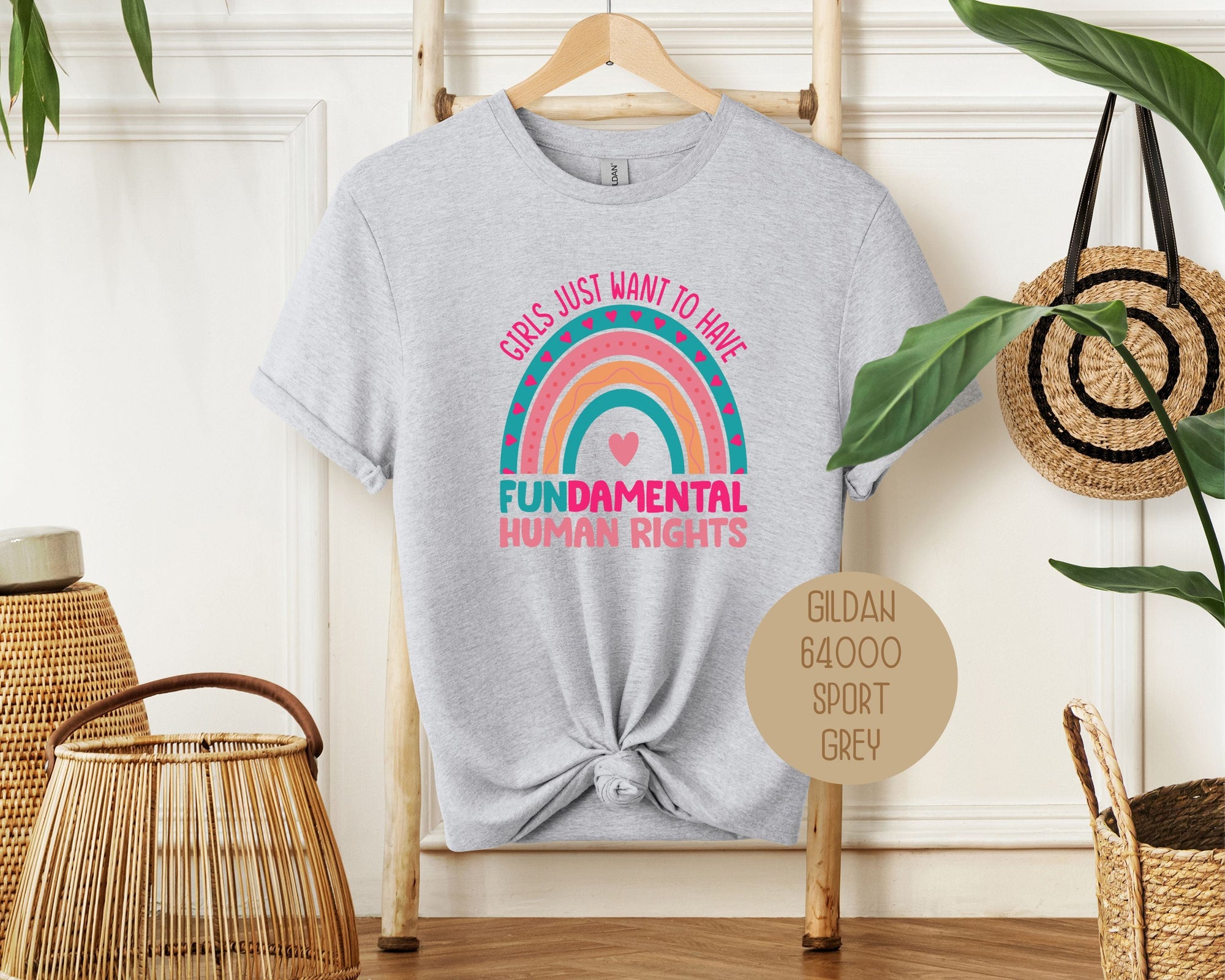 Girls Just Wanna Have Fundamental Human Rights Shirt-3