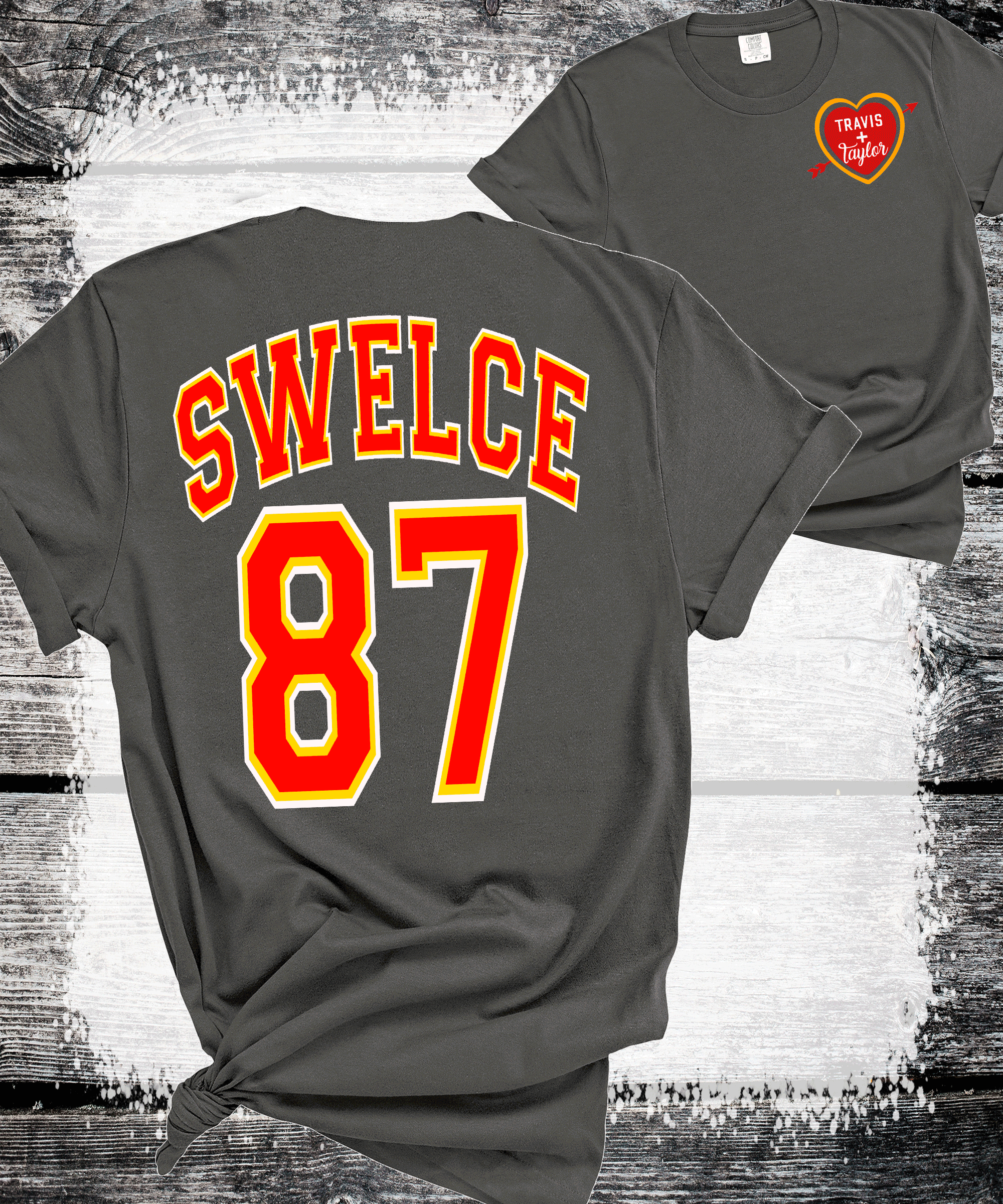 Trending Taylor Swift Travis Kelce comfort color shirts,Trending Taylor Swift and Travis Kelce LOVE STORY Shirts! Weather you Love "Swelce" or are a "Swiftie" or a Kansas City Chiefs Fan This shirt has it ALL!