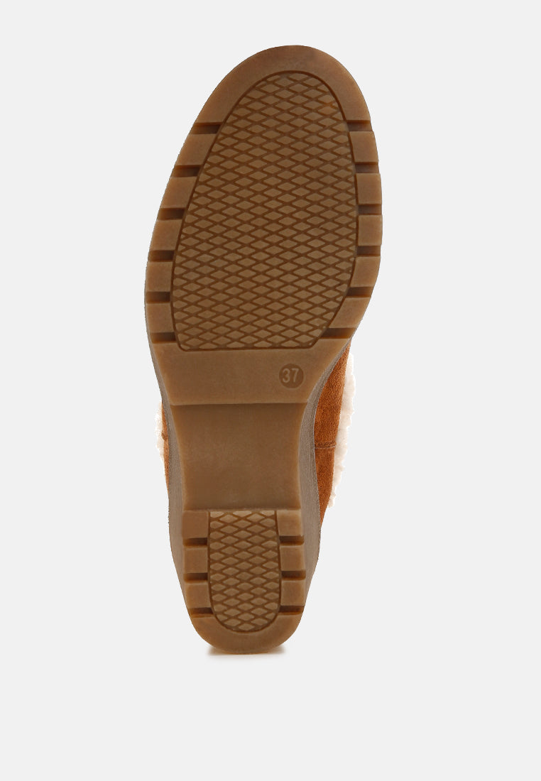 Thunderhoof Faux Fur Lined Chelsea Boots-4