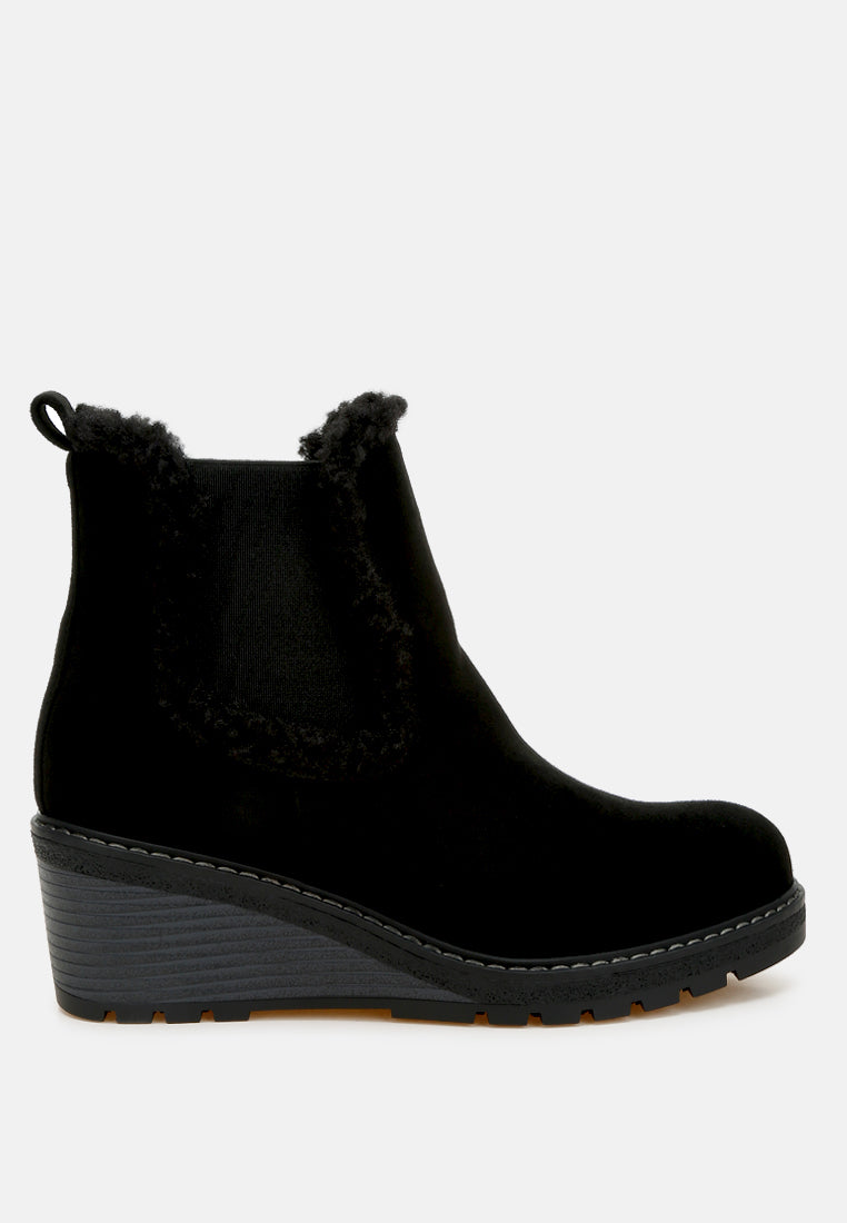 Thunderhoof Faux Fur Lined Chelsea Boots-5