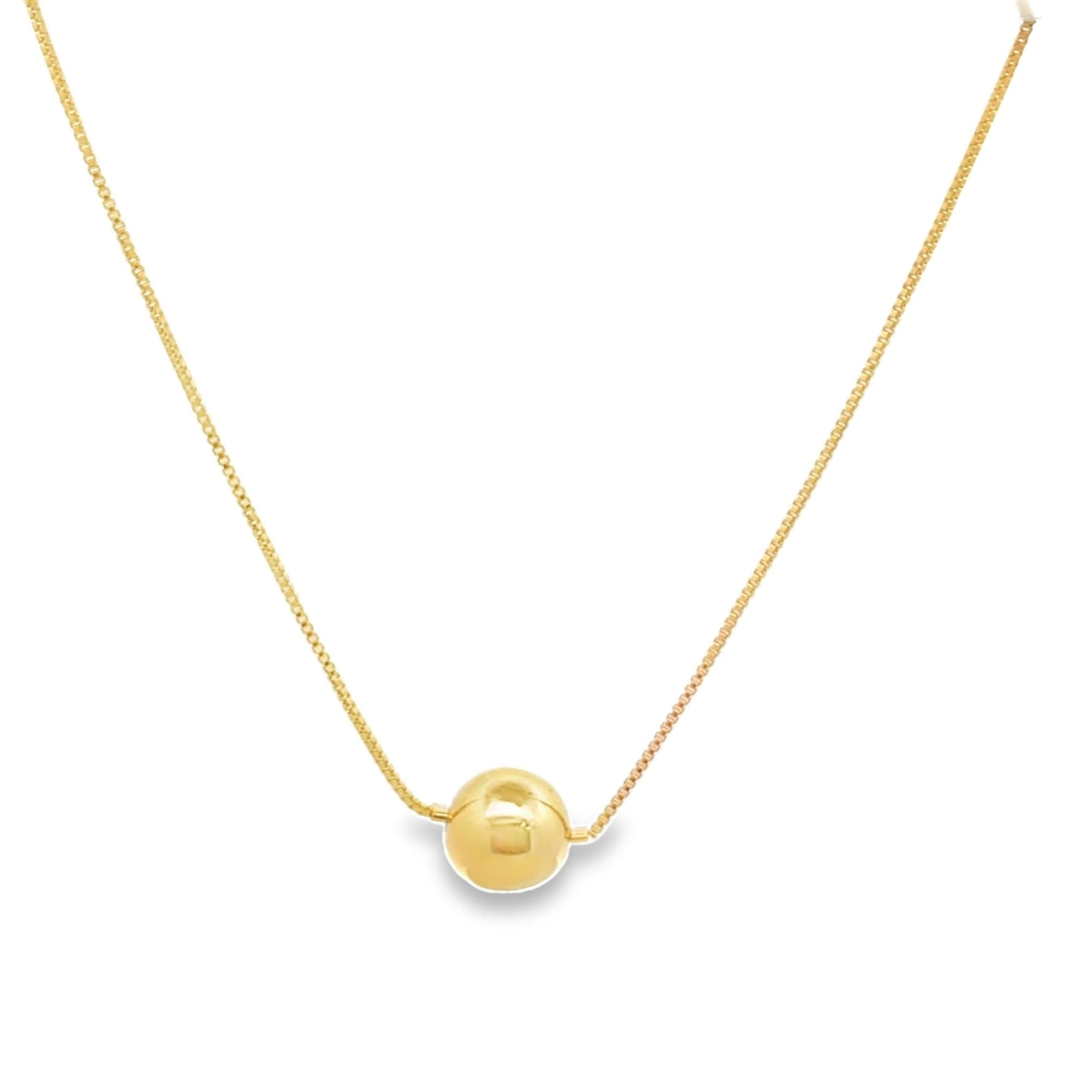 Dangle Gold Ball Choker (G143)-0