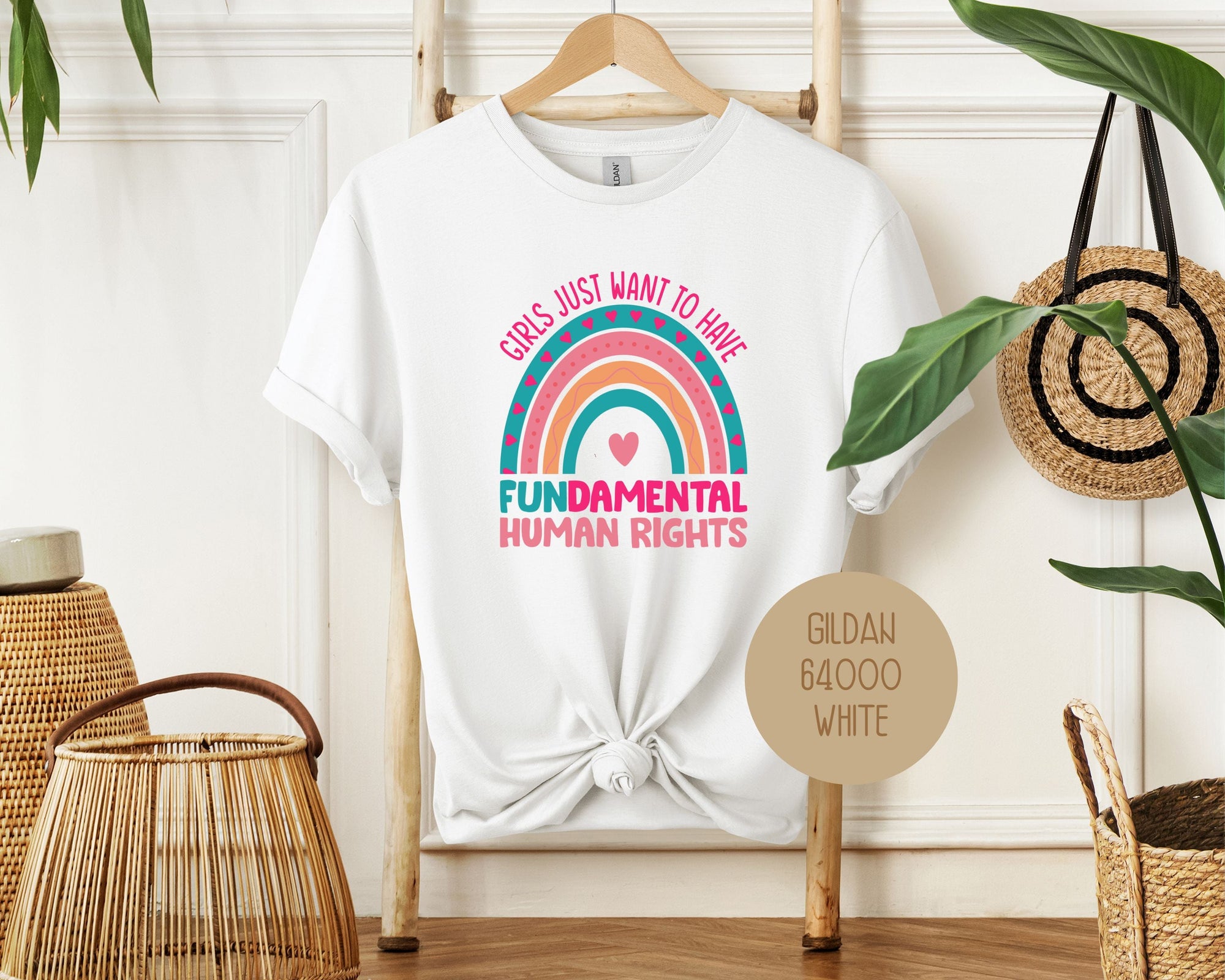 Girls Just Wanna Have Fundamental Human Rights Shirt-1