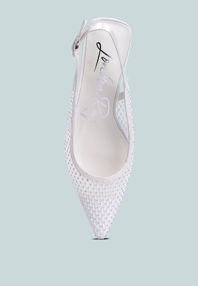 Siev Rhinestone Slingback Mules-3