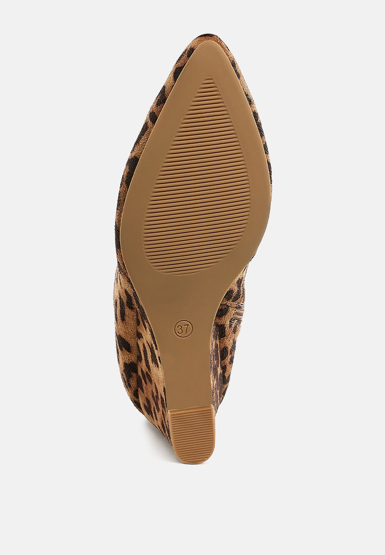 Yara Microfiber Wedge Sock Boots-4