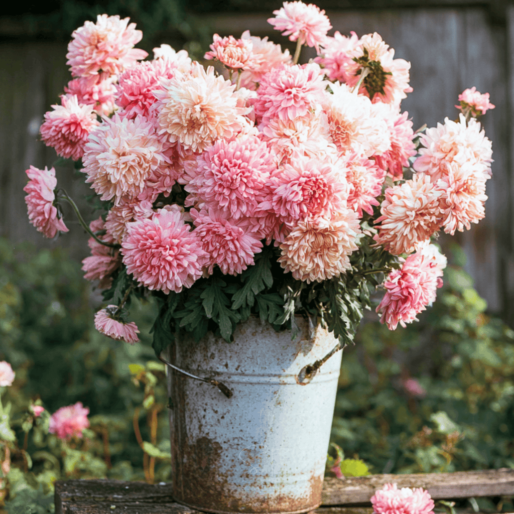 Apricot Paeony Duchess Aster – 50 Seeds