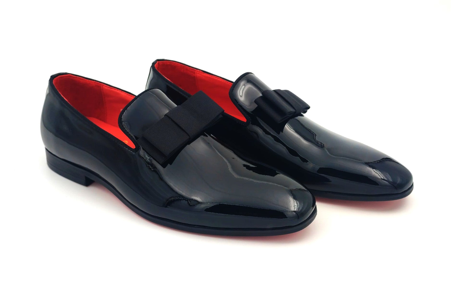 Trevor - Black Patent Opera Loafers-3