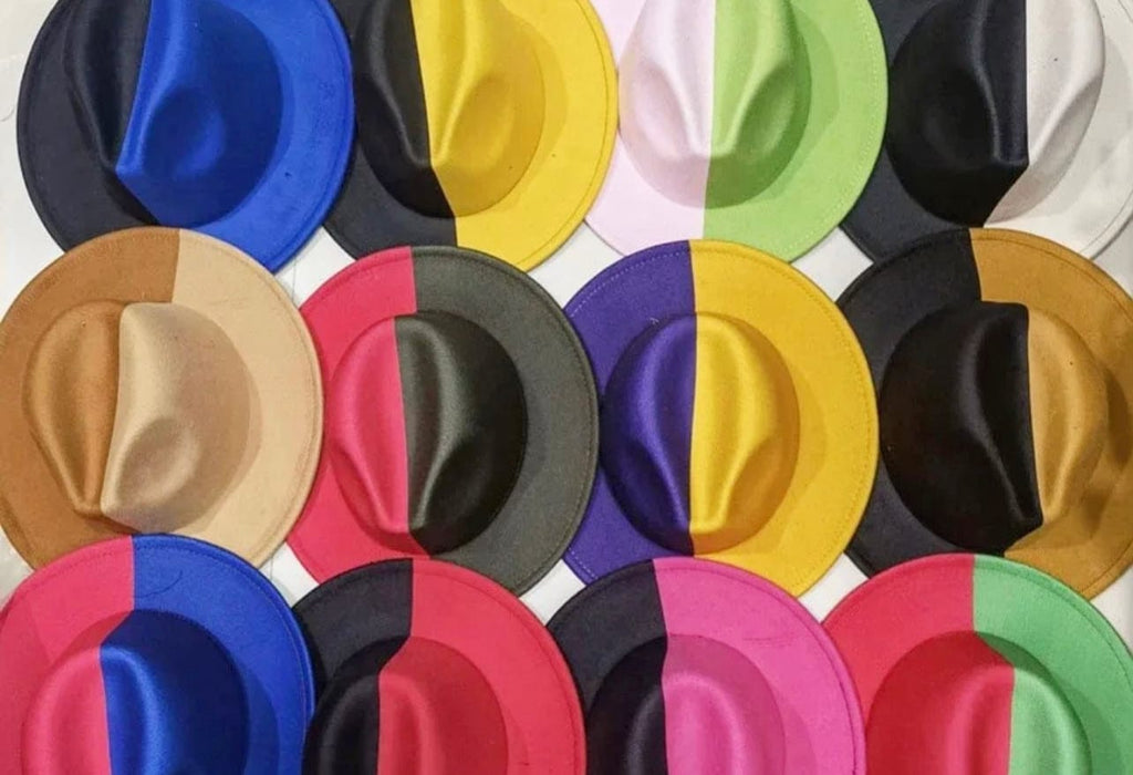 Black/Red- Fedora Hat-1