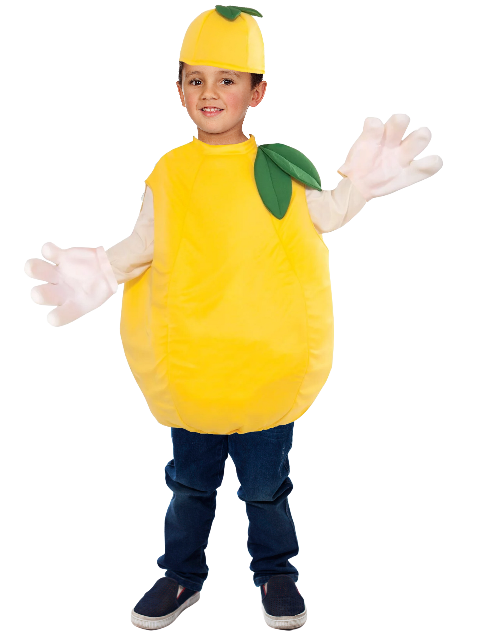 Kids Unisex Zesty Lemon Costume
