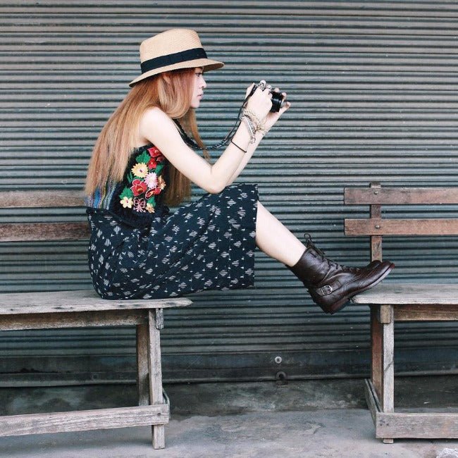 Brown Leather Victorian Ankle Boots