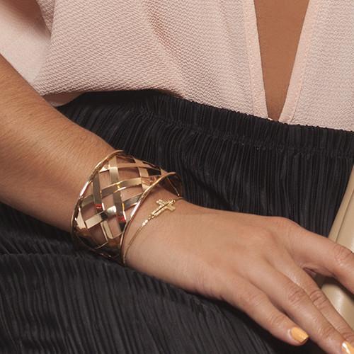 Cross Bracelet -Gold-1