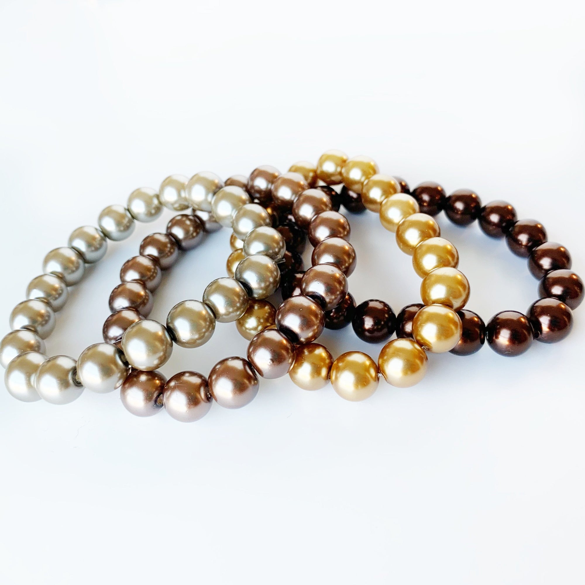 Pearl Bracelets -Set of 4-1