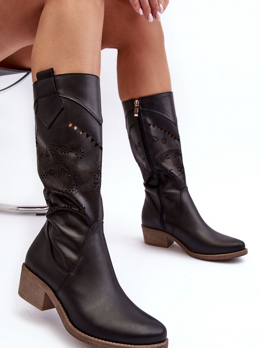 Open-work Boots model 192114 Step in style-2