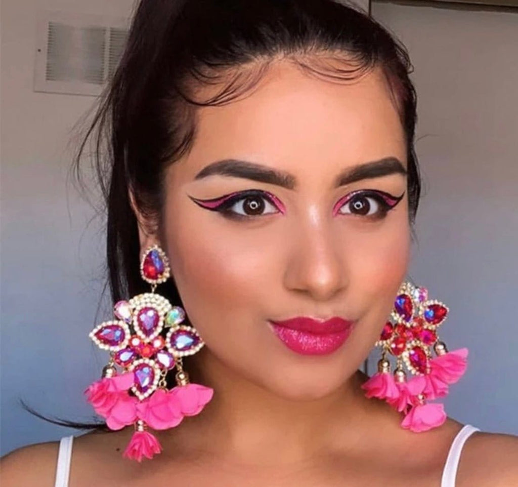 Dazzling Statement earrings-1