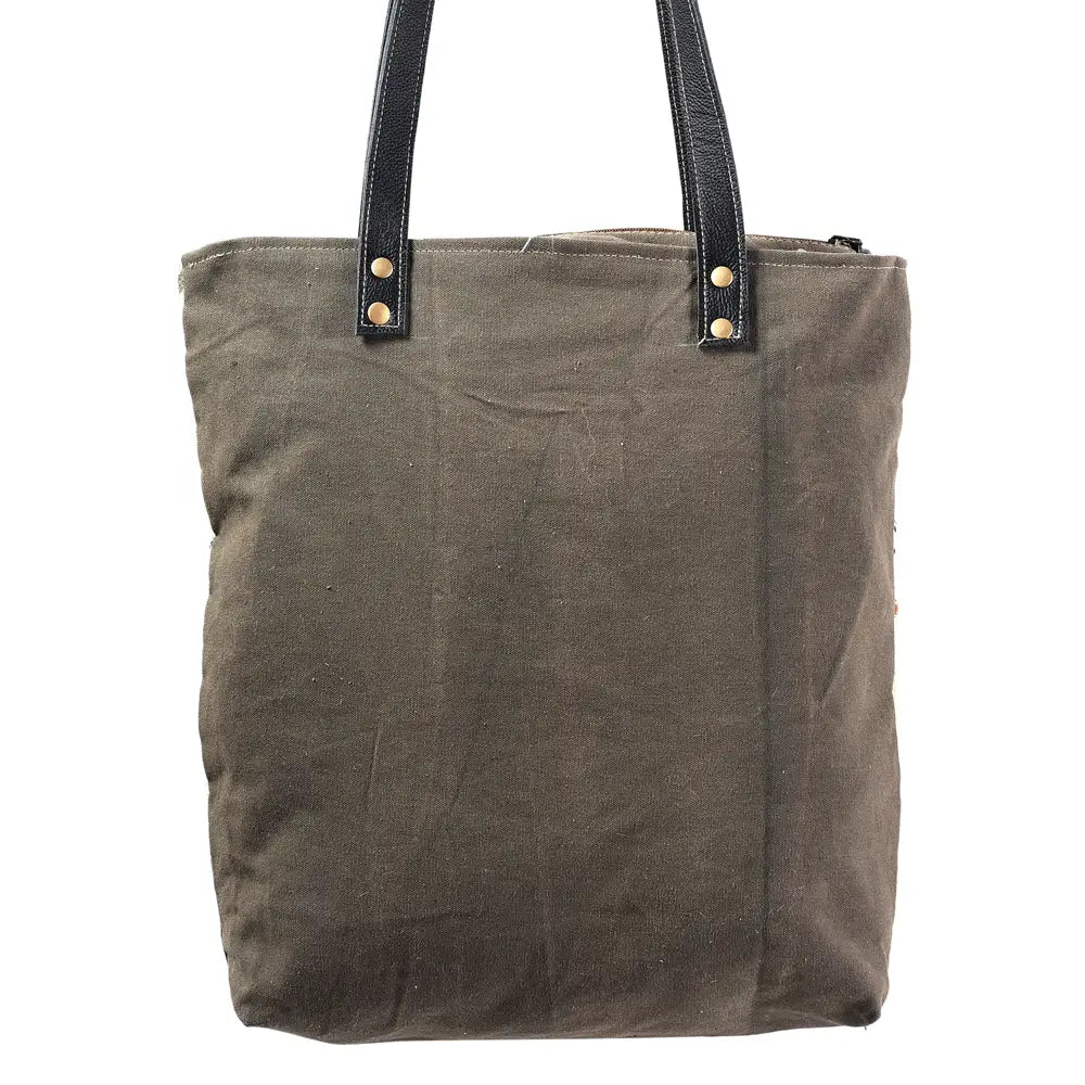Tote Leather/Canvas Bag