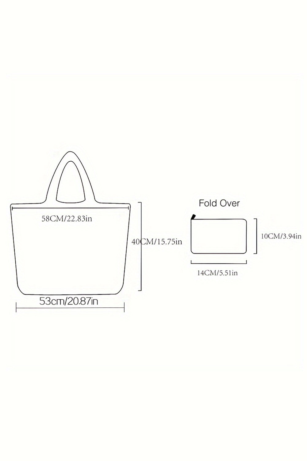 Black Goth Halloween Pumpkin Large Capacity Foldable Tote Bag