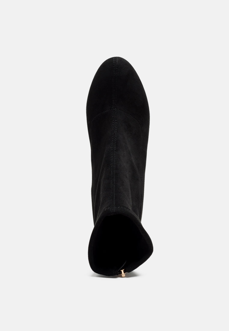 Emerson Micro Suede Ankle Boots-1