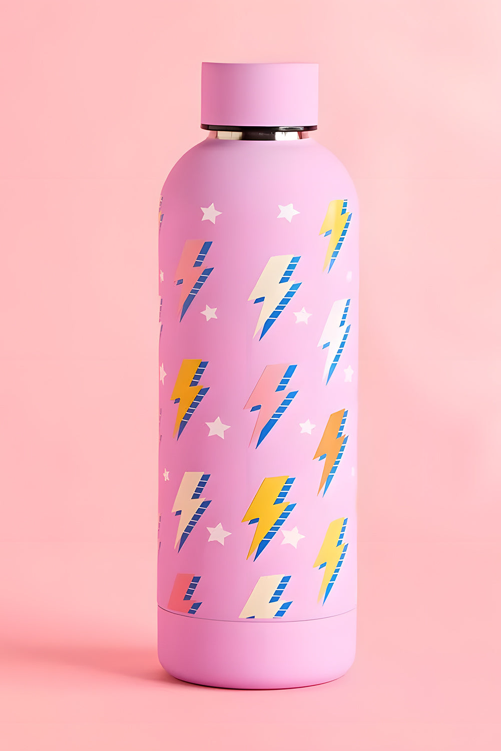 Sachet Pink Cute Graphic Stainless Steel Water Bottle