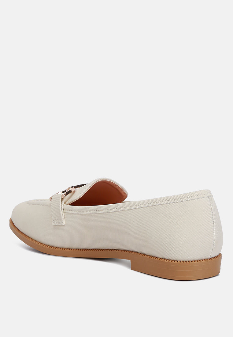 Fable Horsebit Embellished Flat Loafers-2