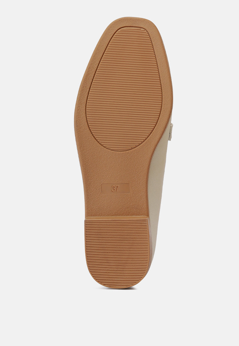 Fable Horsebit Embellished Flat Loafers-4