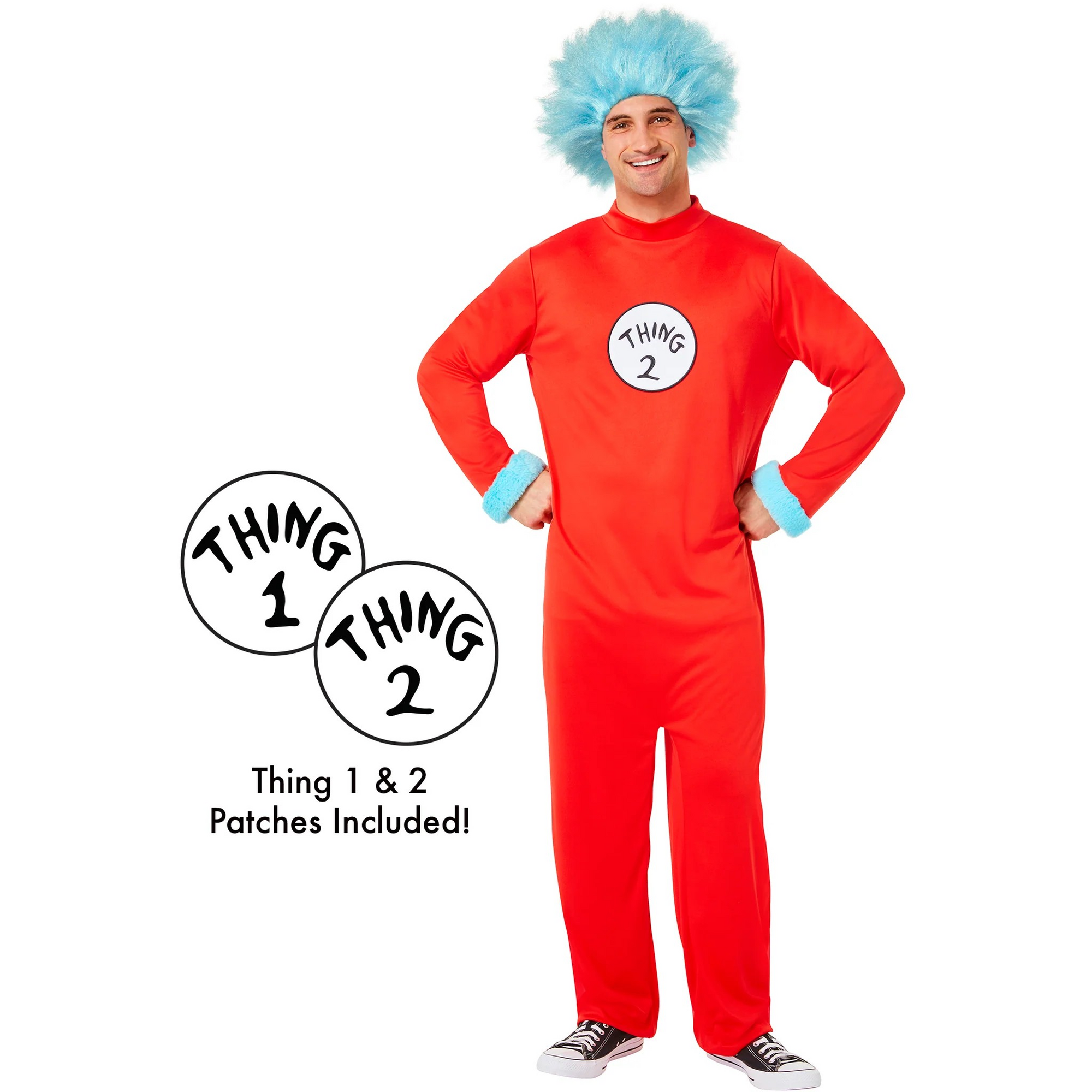 Mens Dr. Seuss Thing 1 & 2 Costume